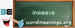 WordMeaning blackboard for inweave